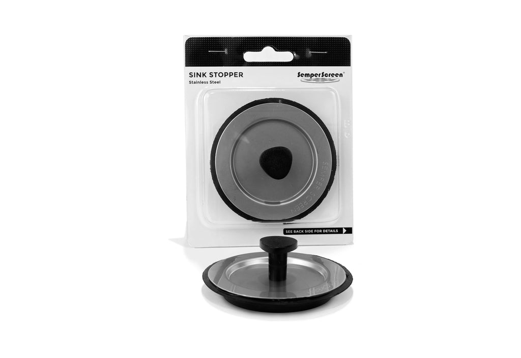 SemperStopper(TM) for use with the SemperScreen® permanent sink screen.