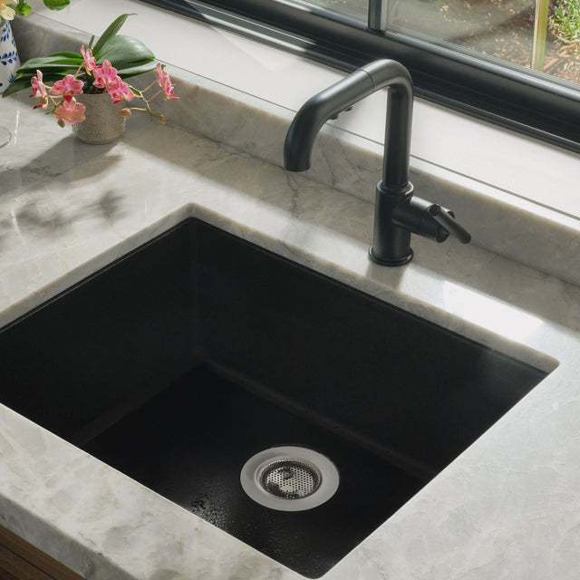 Professional, all-in-one, high quality stainless steel kitchen sink drain screen with nonremovable strainer and no moving parts to break that is designed to prevent clogs and permanently protect plumbing systems by stopping debris before they cause damage. Trusted by real estate owners, builders, managers and tenants that want to save on plumbing expenses. Installed across apartments, condos, short-term rentals, hotels, break rooms, hospitals, and many other installations with a standard-sized sink.